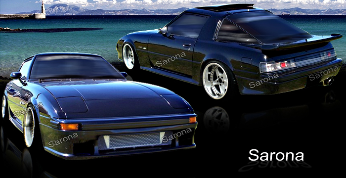 Custom Mazda RX7  Coupe Body Kit (1981 - 1985) - $990.00 (Manufacturer Sarona, Part #MZ-018-KT)